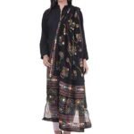 Dupatta For Women Gujarati/Rajasthani/Jaipuri Style Embroidered Cotton Dupatta With Plastic Mirror Work Ethnic Multicolor Designer Chunni