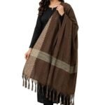 Prasad Creation Khadi Cotton Self Design Women Dupatta